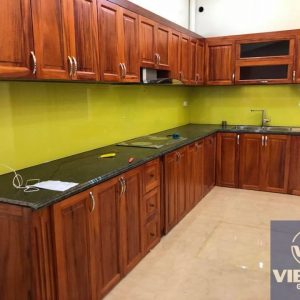 Kính Cường lực sơn màu ốp bếp