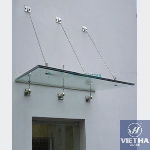 Mái kính hệ cáp treo