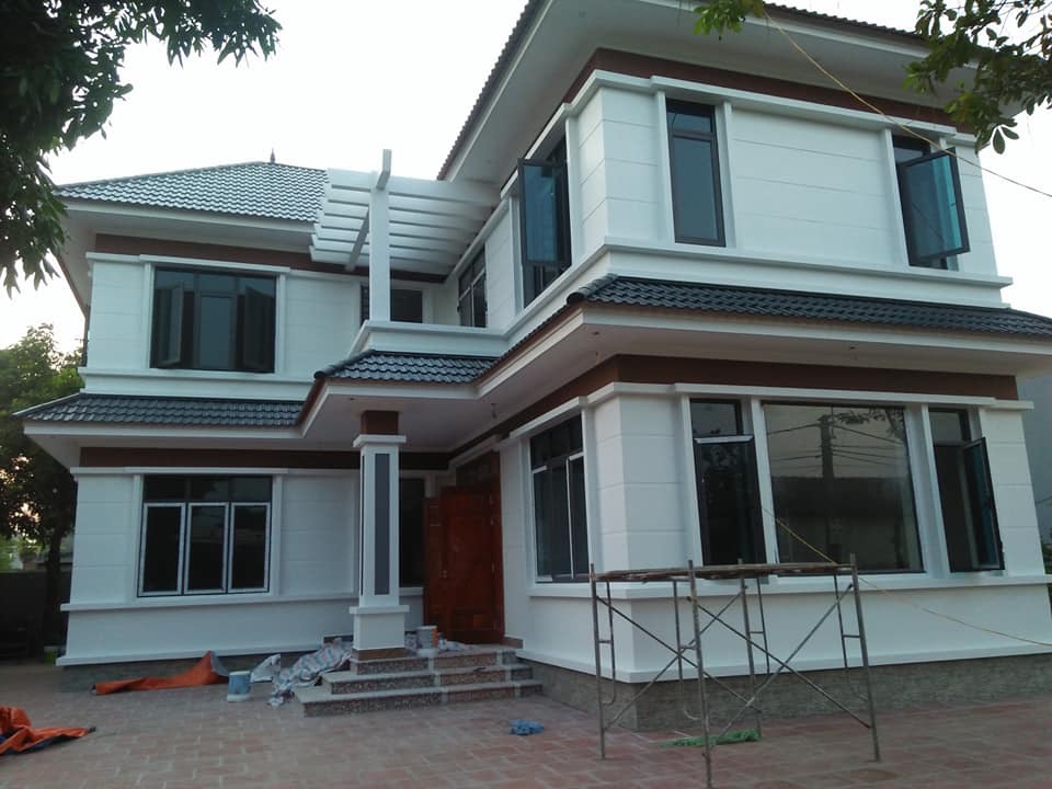 Lắp đặt cửa nhôm kính cho nhà phố Thái Bình