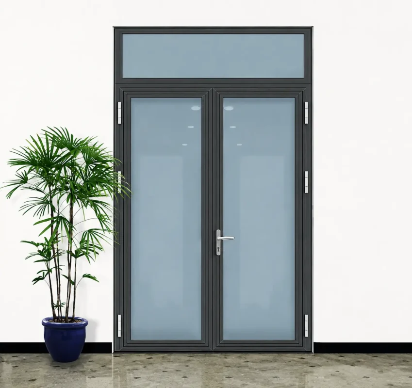 Cửa đi mở quay 2 cánh sử dụng nhôm Xingfa Việt Nam