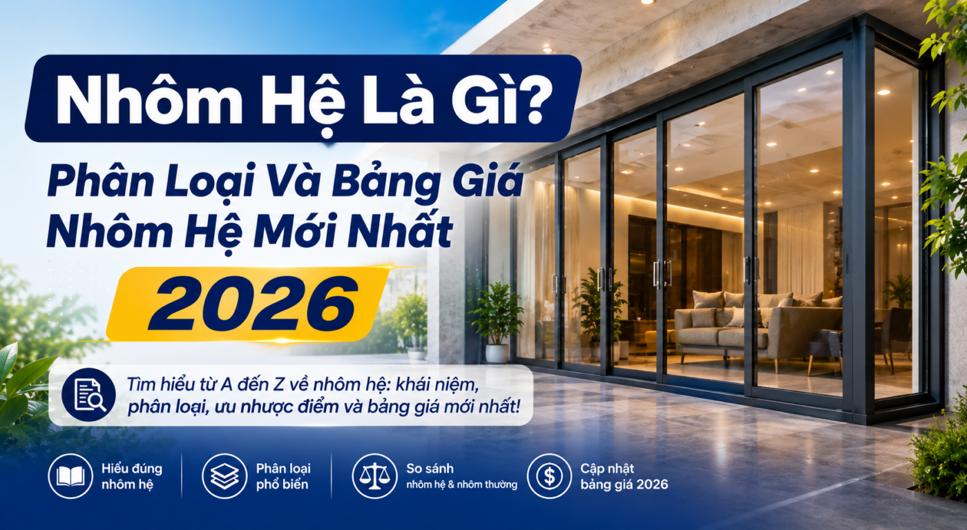 Nhôm hệ là gì - phân loại và bảng giá nhôm hệ mới nhất 2026