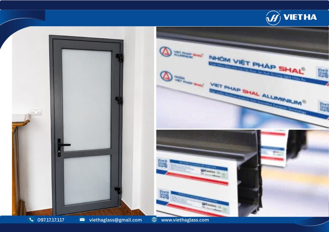 Nhôm hệ Việt Pháp phân khúc phổ thông cho nhà ở dân dụng