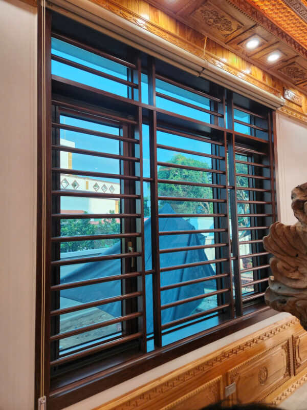 Thi công chấn song cửa nhôm BLK