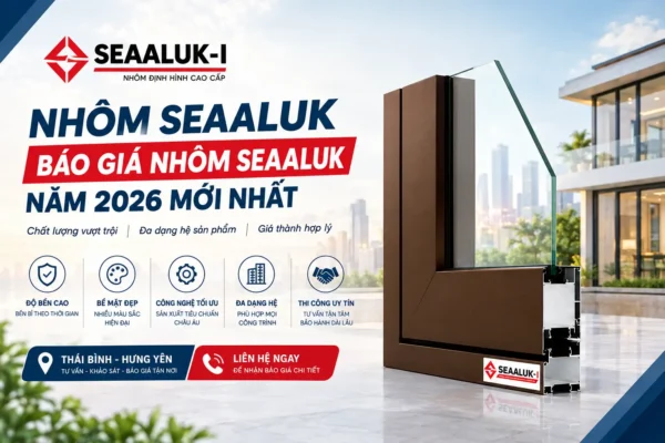 Nhôm Seaaluk – báo giá và các hệ sản phẩm năm 2026