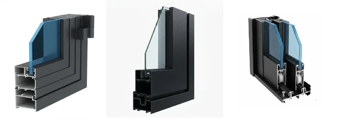 So sánh 3 hệ nhôm Xingfa 55, 65 và 93